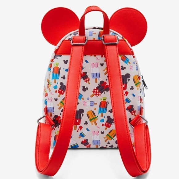 LOUNGEFLY Disney Mickey Mouse & Friends Popsicle Mini Backpack nwt main image 6